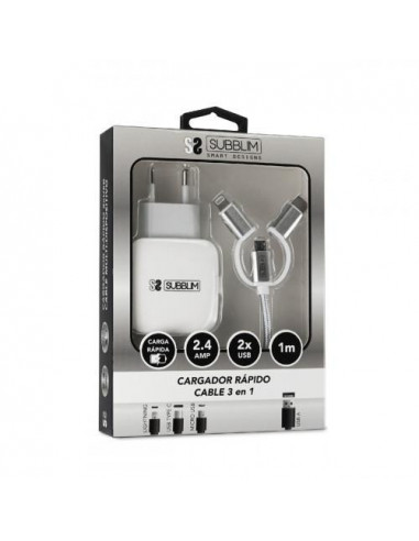 Acessório Subblim SUB-CHG-1ZWC01:... Acessório Subblim SUB-CHG-1ZWC01:...