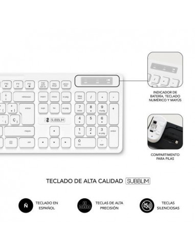 Kit Rato e Teclado SUBBLIM Business...
