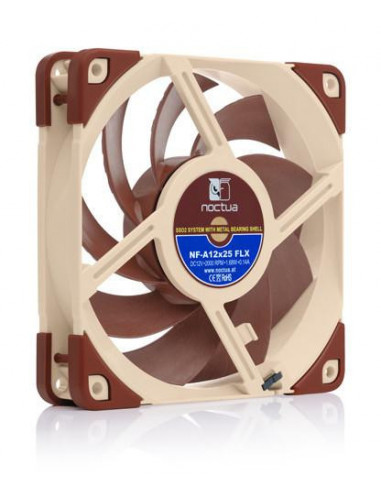 Ventilador Noctua NF-A12x25 FLX:...