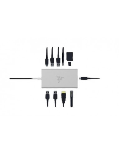 Acessório Razer USB-C Dock: Alumínio,... Acessório Razer USB-C Dock: Alumínio,...