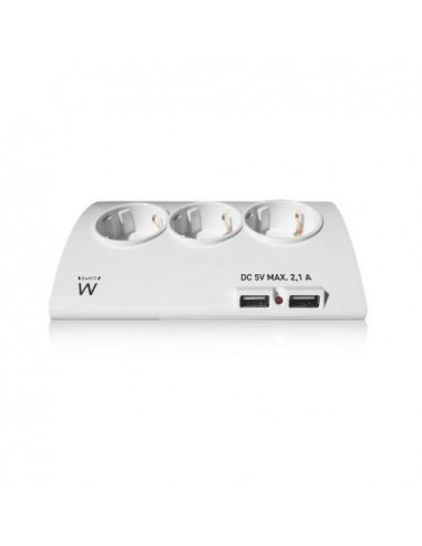 Extensão Ewent EW3935 - 5 Tomadas AC,... Extensão Ewent EW3935 - 5 Tomadas AC,...