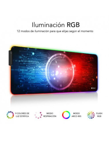 Tapete de Rato Subblim LED RGB Extra...