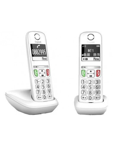 Telefone Fixo Gigaset E270 Duo Branco...