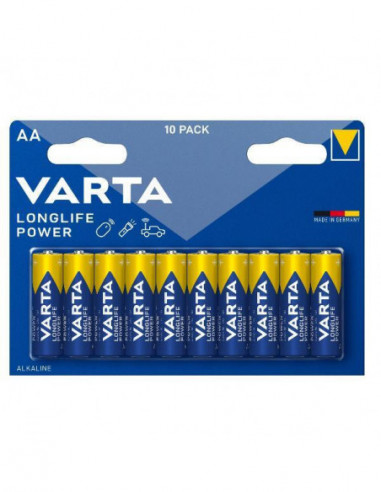 Pilhas VARTA Alcalinas AA 10 Unidades...
