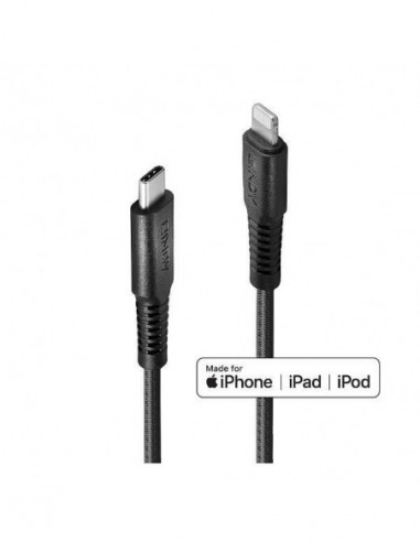 Cabo Lindy USB-C para Lightning 0,5m Cabo Lindy USB-C para Lightning 0,5m