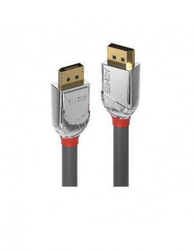 Cabo Lindy DisplayPort 1.2, 3m, Cinza