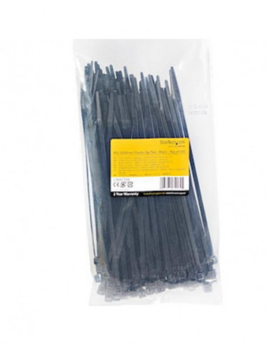 Abraçadeiras Startech, Nylon, Pretas,... Abraçadeiras Startech, Nylon, Pretas,...