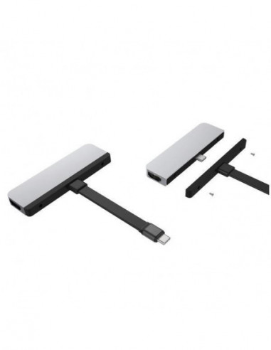 Hub Targus HYPERDRIVE HD319B-SILVER:...