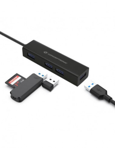 Hub Conceptronic HUBBIES06B USB 3.0 4...