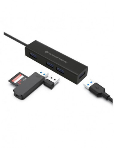 Hub Conceptronic HUBBIES06B USB 3.0 4...