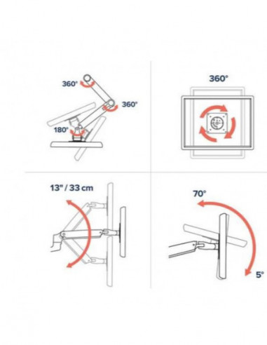 Ergotron LX - Kit de montagem (braço... Ergotron LX - Kit de montagem (braço...