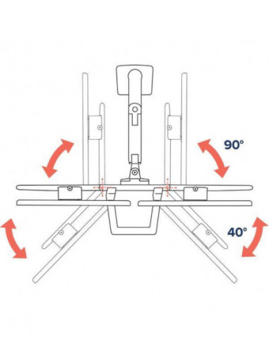Ergotron HX - Kit de montagem (pega,... Ergotron HX - Kit de montagem (pega,...