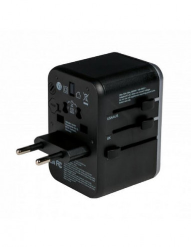 Adaptador de Viagem Universal...