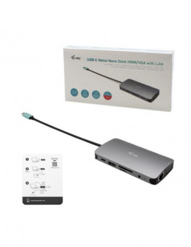 Docking Station i-Tec USB-C Metal...