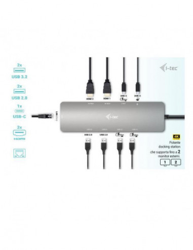 Docking Station I-Tec USB-C Nano 2x -... Docking Station I-Tec USB-C Nano 2x -...