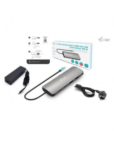 Docking Station I-Tec USB-C Nano 2x -... Docking Station I-Tec USB-C Nano 2x -...