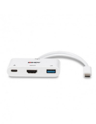 Hub Lindy USB 3.2 Tipo C para HDMI e... Hub Lindy USB 3.2 Tipo C para HDMI e...
