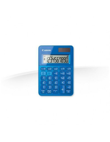 Calculadora Canon LS-100K, Azul, 10... Calculadora Canon LS-100K, Azul, 10...