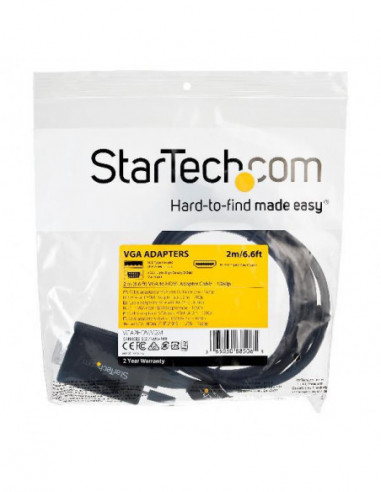 StarTech.com 2m VGA to HDMI Converter...