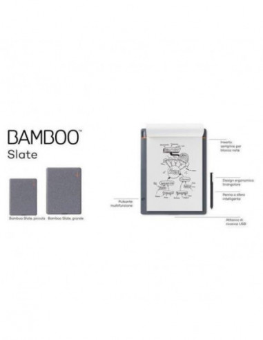 Caneta Wacom Bamboo Slate CDS-610S -... Caneta Wacom Bamboo Slate CDS-610S -...
