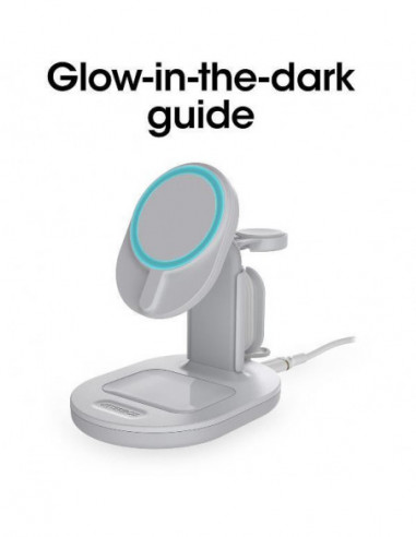 MultiDevice Wireless Charging Stand WHT