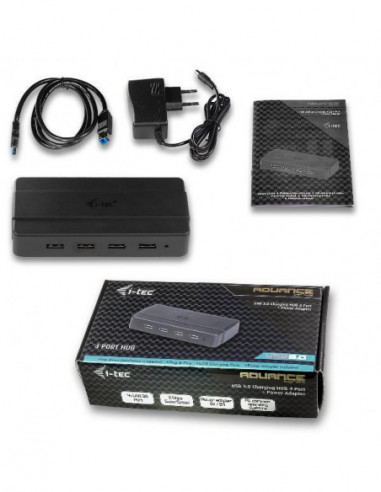 Hub de carregamento i-tec USB 3.0 4... Hub de carregamento i-tec USB 3.0 4...