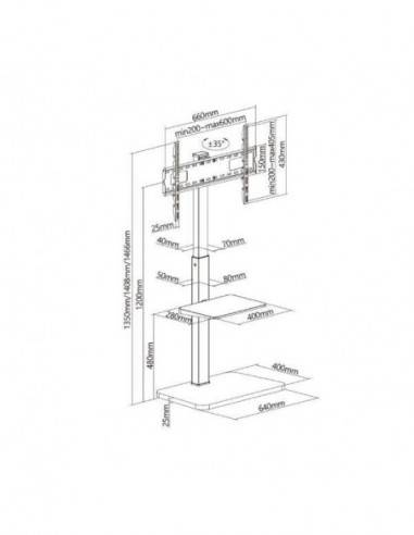 Suporte de Chão EQUIP para TV/Monitor... Suporte de Chão EQUIP para TV/Monitor...