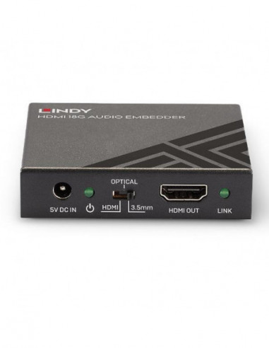 Lindy 38203 convertidor de audio Negro