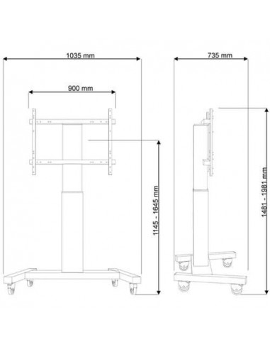 Suporte de Piso Motorizado Neomounts... Suporte de Piso Motorizado Neomounts...