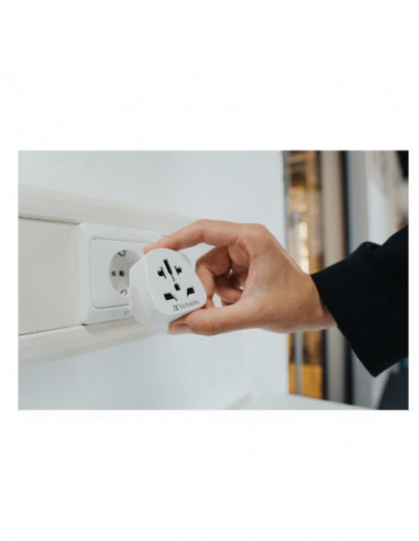 Adaptador de Viagem Verbatim WTEU-02...