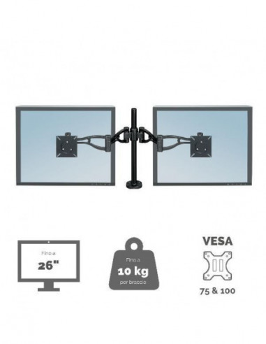 Suporte de Monitor Duplo Fellowes...