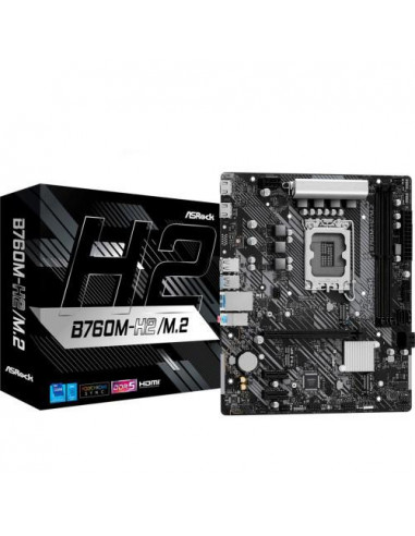 Placa-mãe ASROCK B760M-H2/M.2: Intel...