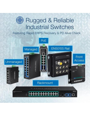 8-Port Industrial Gigabit Poe+ Cpnt... 8-Port Industrial Gigabit Poe+ Cpnt...