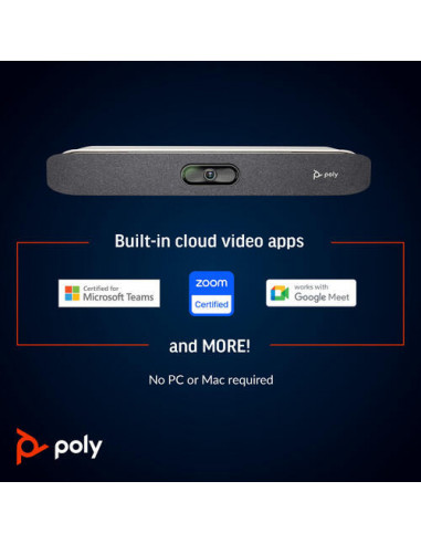 Poly Studio X30 - Barra de vídeo...