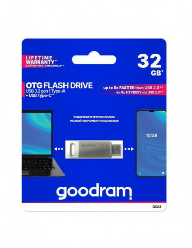 Goodram 32gb Oda3 Silver Usb 3.2 Gen...