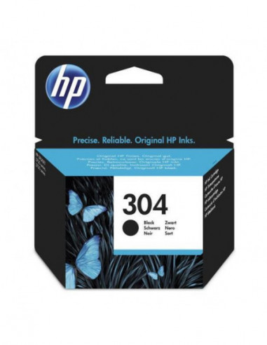 Tinteiro HP 304 Preto - Jato de...