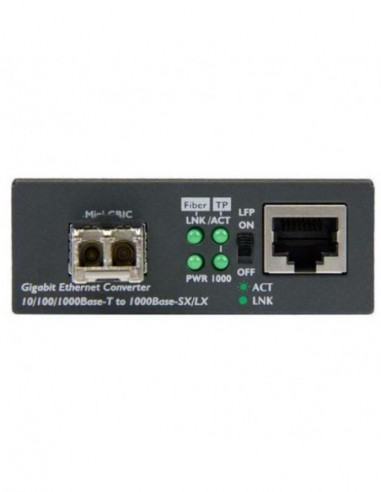 Fiber Media Converter- 850nm MM LC- 550m