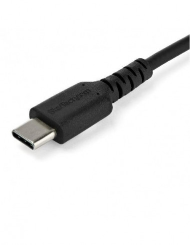 Cabo USB-C StarTech, 1m, Preto, Fibra... Cabo USB-C StarTech, 1m, Preto, Fibra...
