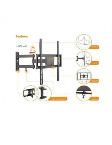 Suporte de Parede Articulado Equip... Suporte de Parede Articulado Equip...