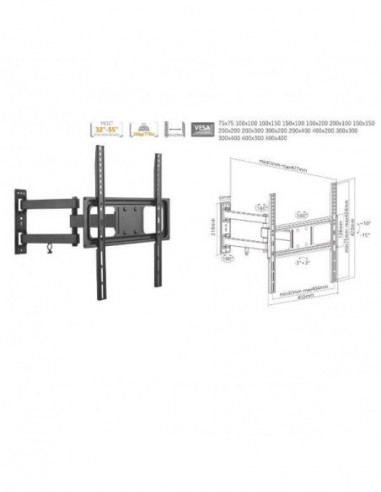 Suporte de Parede Articulado Equip... Suporte de Parede Articulado Equip...
