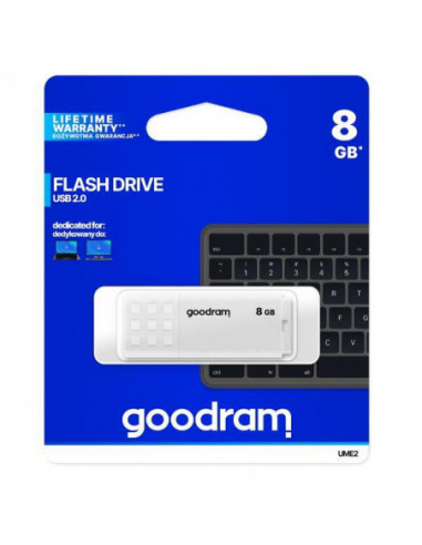 Pendrive Goodram Ume2 8gb Usb 2.0 Blanco Pendrive Goodram Ume2 8gb Usb 2.0 Blanco