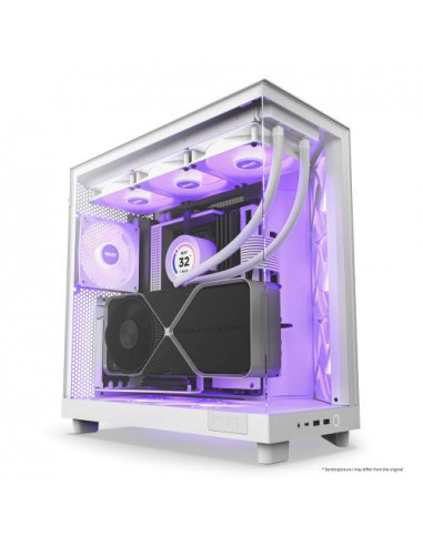 Caja Pc Nzxt H6 Flow Rgb Cc-H61fw-R1...