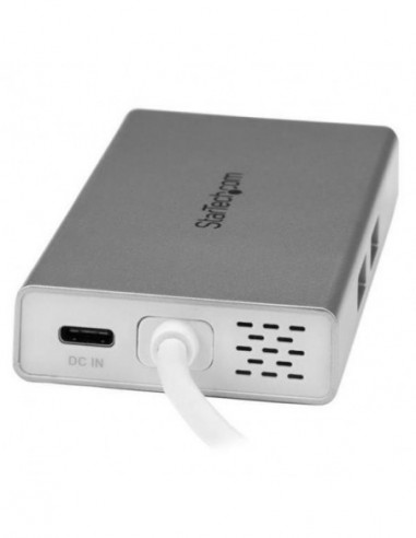 USB C Multiport Adapter - PD - Silver USB C Multiport Adapter - PD - Silver