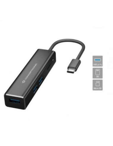 Adaptador Conceptronic DONN08B Hub...