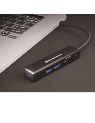Adaptador Conceptronic DONN08B Hub...