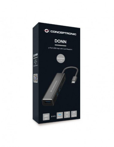 Adaptador Conceptronic DONN08B Hub...