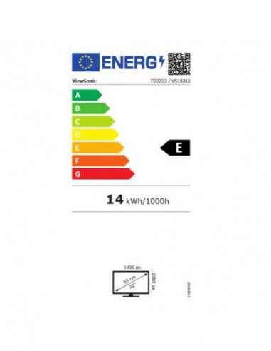 Monitor ViewSonic TD2223 22" (21,5)...