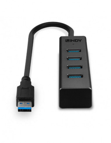 Concentrador USB 3.0 Lindy de 4...