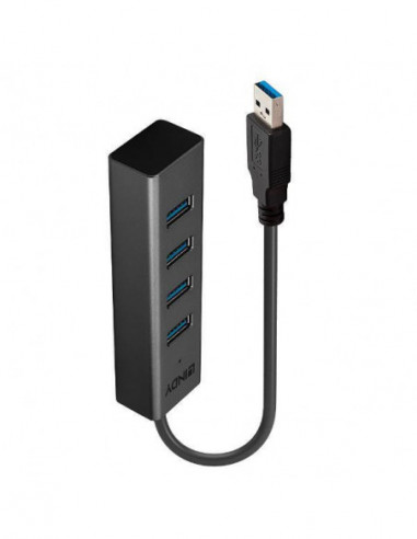 Concentrador USB 3.0 Lindy de 4...