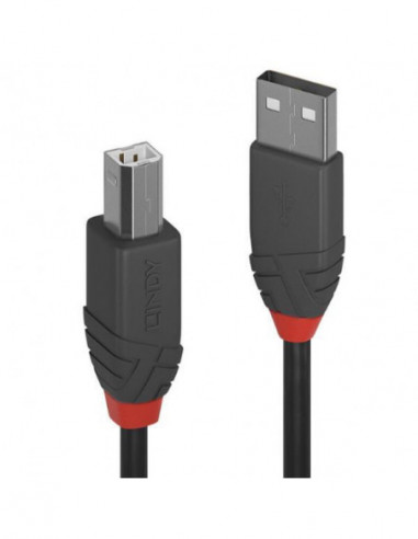 Cabo USB 2.0 Lindy Tipo A para B 10m...
